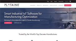 Desktop Screenshot of plataine.com